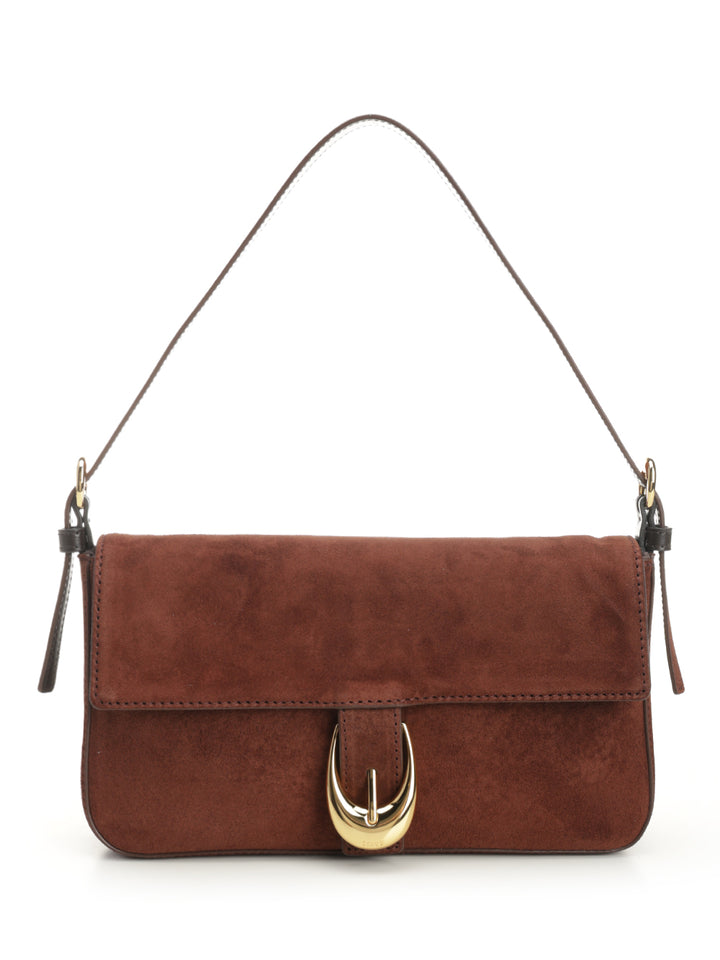 Staud Harlow Shoulder Bags - Brown | 88b384969a8ca79a0fd5d9a8dd14f904f2284988