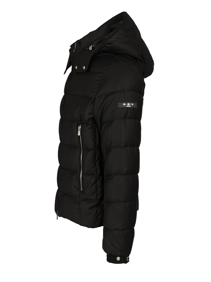 Tatras Domiziano Down Jacket In Super 150s Wool Coats - Black | 449356f20352f06d55022c6dd03ec527f6c89766