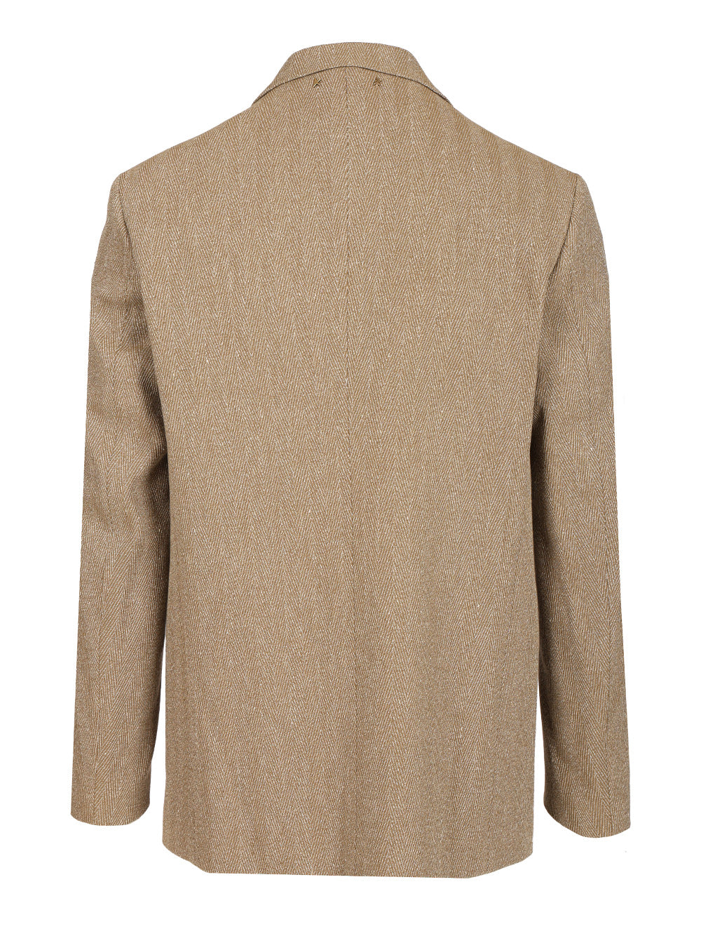 Golden Goose Deluxe Brand Single-Breasted Chevron Linen Blend Blazer Jackets - Multicolor | 065897c1b2ae4fa3dc65c74078ccd2fb232e674f