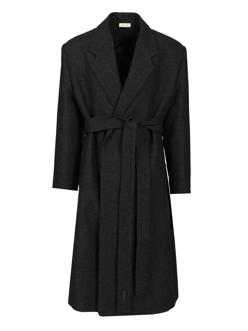 Fear Of God Wool Relaxed Coat Coats - Black | c5322ca3381a89202e0eb6eea7897257296d0b91