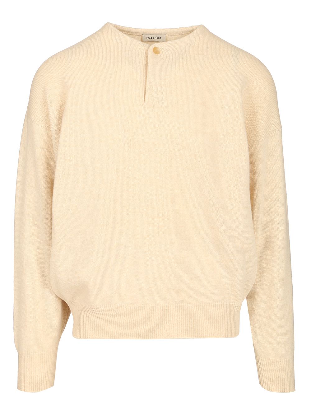 Fear Of God Henley Knitwear - White | cfde75966b07066a278998ee1d51d00ed68cbb1a