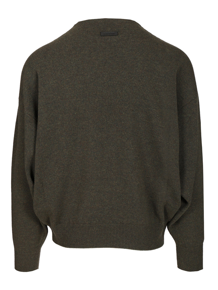 Fear Of God Knit Crewneck Sweater Knitwear - Green | 9083f6fc46a91b86bdf3217e7ffadca1e431adb8