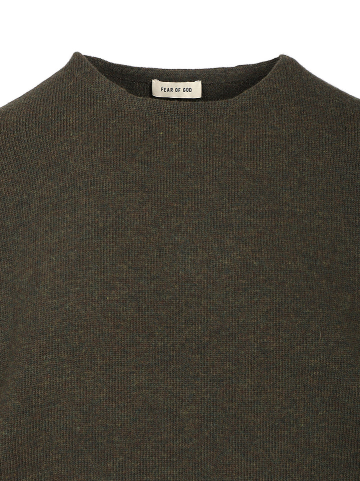 Fear Of God Knit Crewneck Sweater Knitwear - Green | e1eb14bc246f81f8433d1e2c7e98abe121b164c5