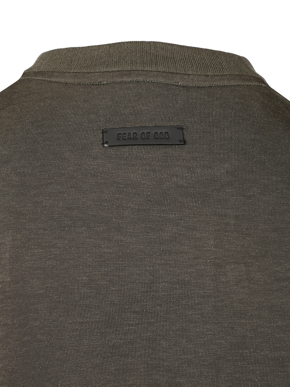 Fear Of God Crew Neck T-Shirt - Green | f72f99da7124f261a7ac27b6a2bafe6d775643d7
