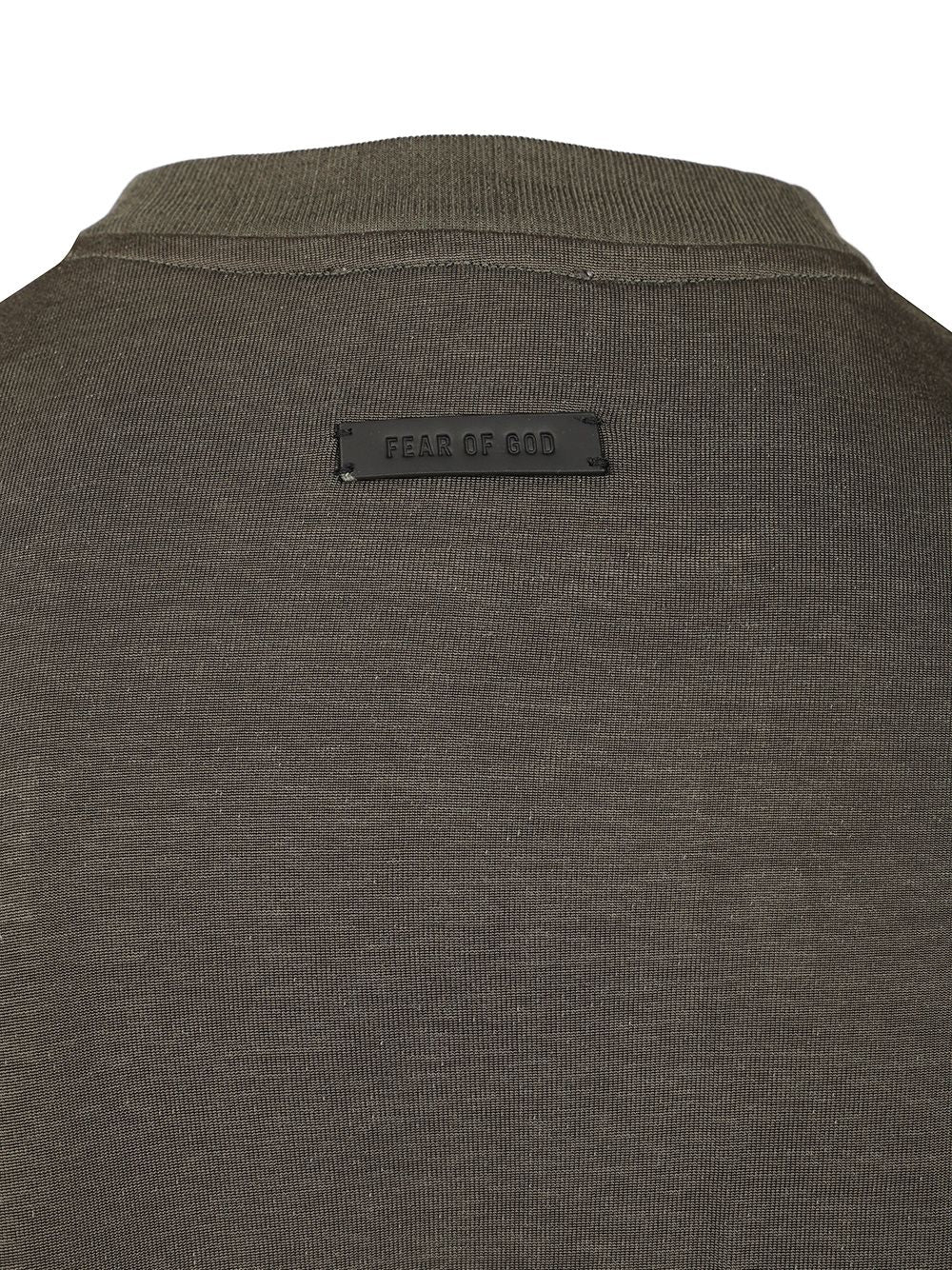 Fear Of God Crew Neck T-Shirt - Green | bce553d10a6db97f50a19c9efa51cc5a439da2be
