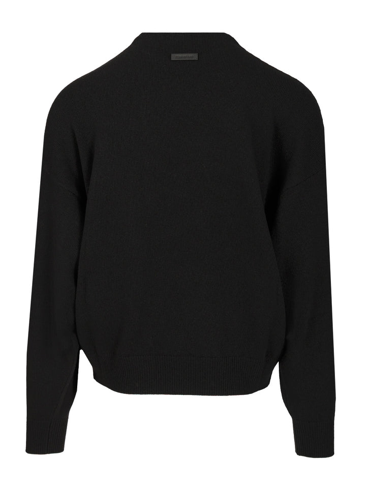 Fear Of God Knit Crewneck Sweater Knitwear - Black | ec7f57cca0c653d3ecec17799044e164d3c0b3fc