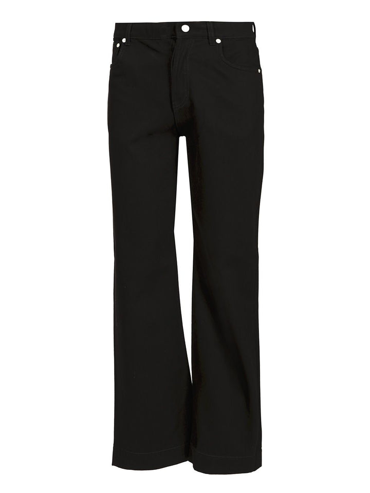 Mcqueen Wide Leg Jeans - Black | dbc69cd73d8c701413983d49661147a652a00e91