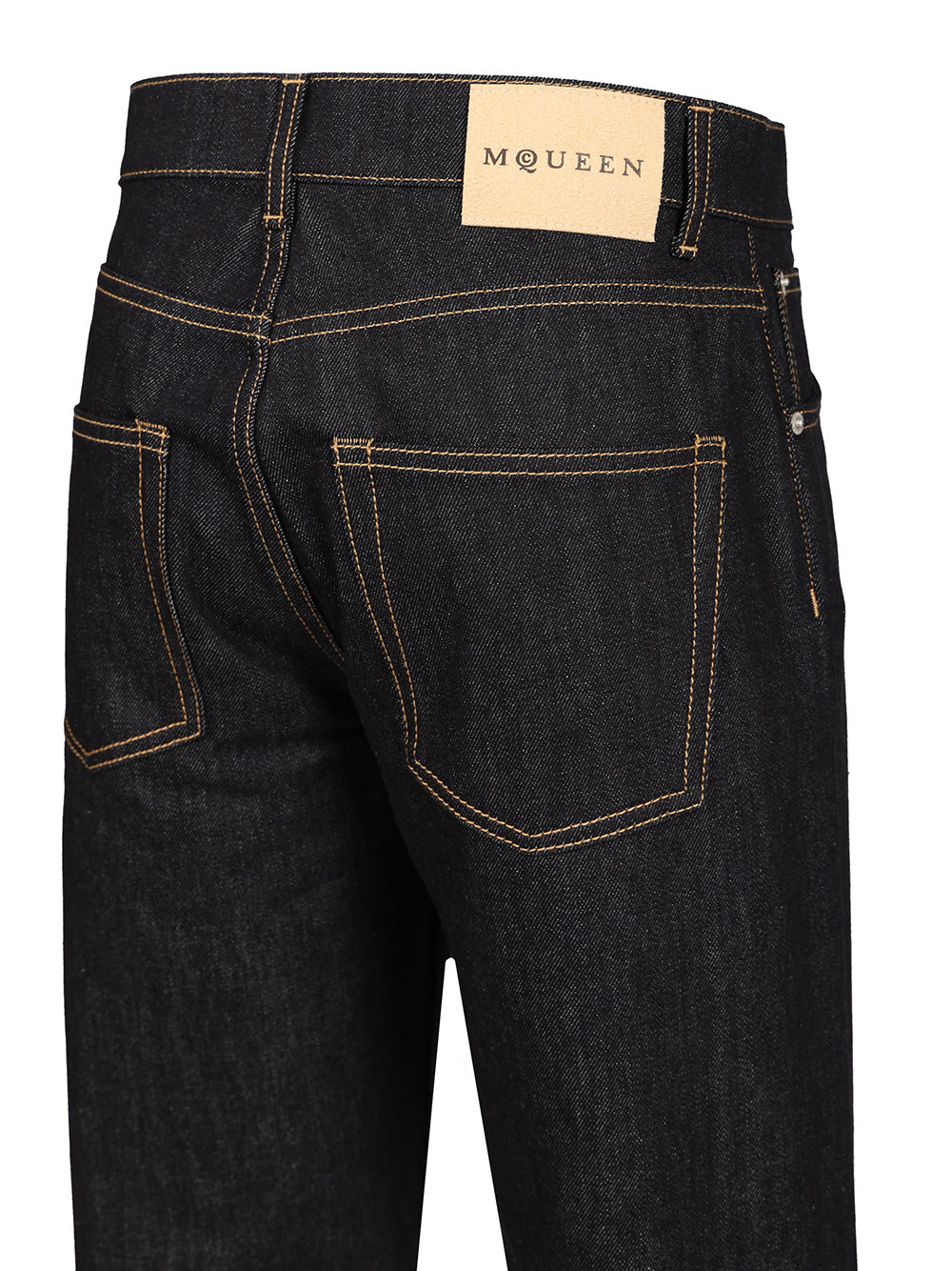 Mcqueen Wide Leg Jeans - Blue | c2cc89490596bb72fc8a8f9fb6616d5d84e26d88