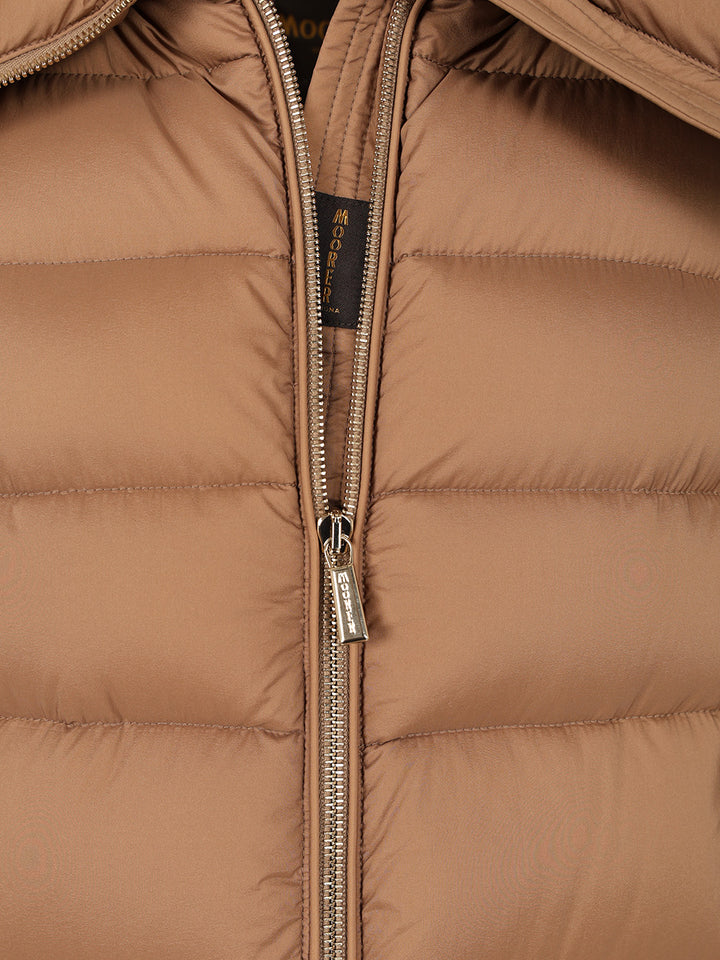 Moorer Natalia Coats - Beige | 814c6c27e0c392f42250596619f5325ea5661be4