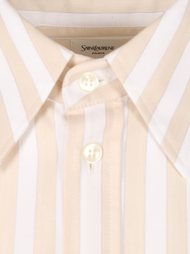Saint Laurent Cassandre Shirts - Beige | b3e6851f8c59a97d7480eb30b850d81a9fa0f125