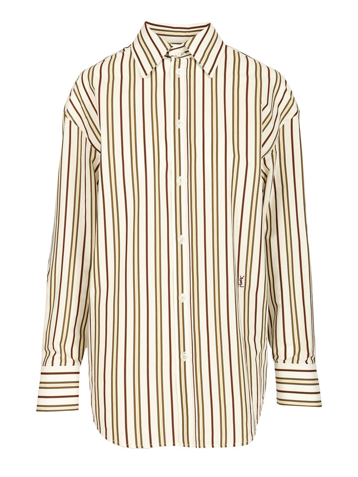 Saint Laurent Cassandre Shirts - Bordeaux | 22564c1a08cf99d3b6967b331001c3a1120e3263