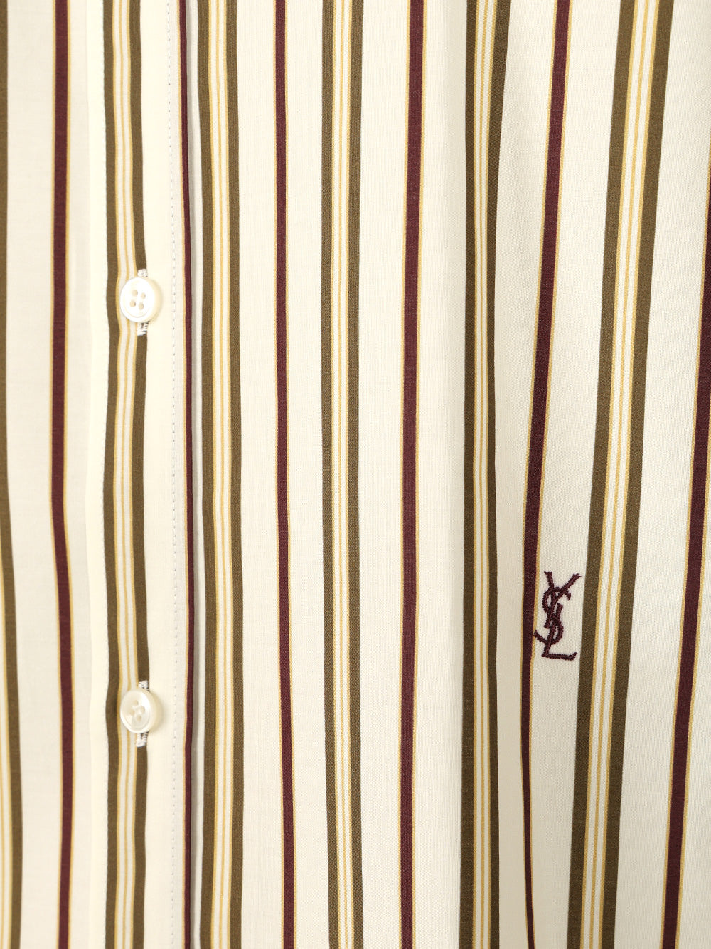 Saint Laurent Cassandre Shirts - Bordeaux | 343ffbd177521fe81e2e0d9e3f3f80f3eafb6888