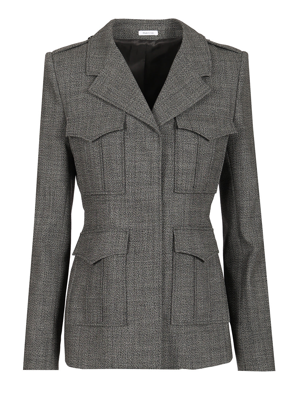 Mcqueen Uniform-Style Jacket Jackets - Grey | 195723ebabafac08e03363efe9af3405339d9885