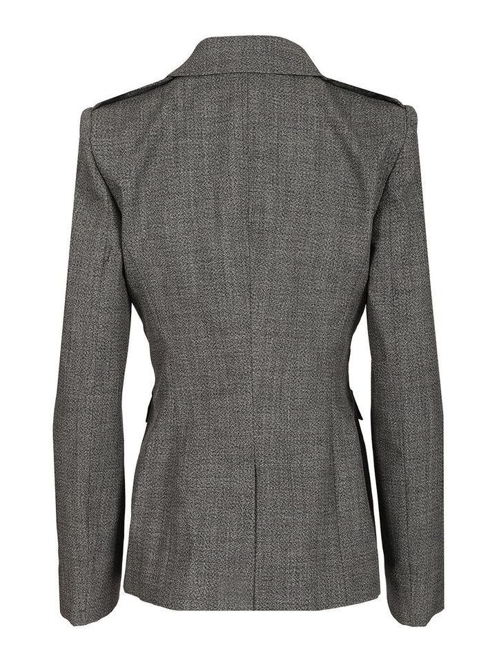 Mcqueen Uniform-Style Jacket Jackets - Grey | 23df1b9bb851438232adc0dea1f89e7d2d2451ba