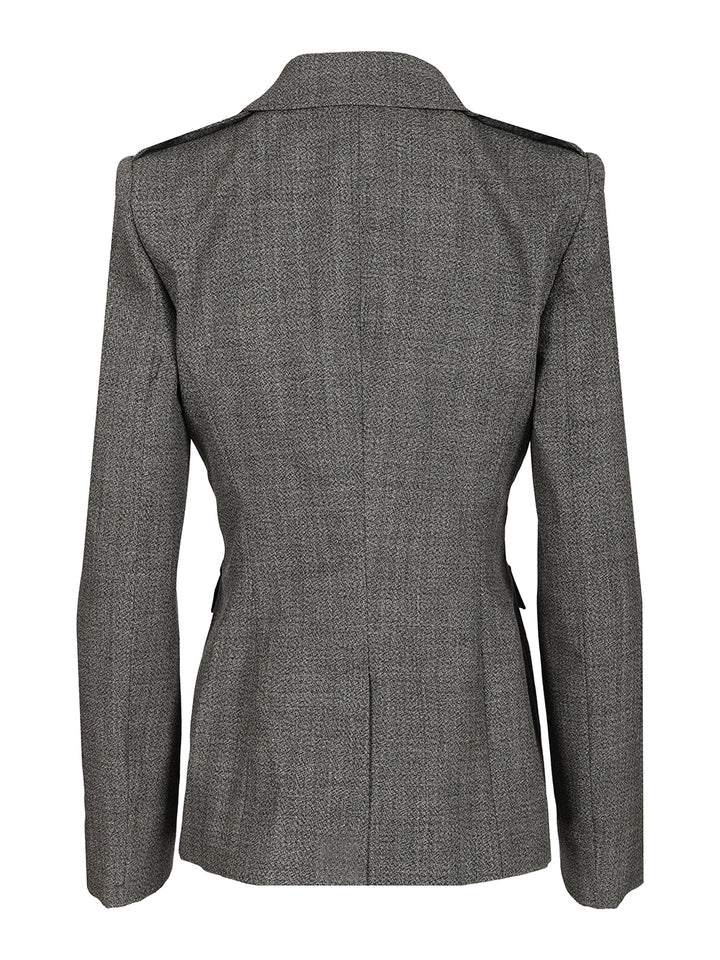 Mcqueen Uniform-Style Jacket Jackets - Grey | 730da22b9e75cf027793e8c63398ab86ef09d22c
