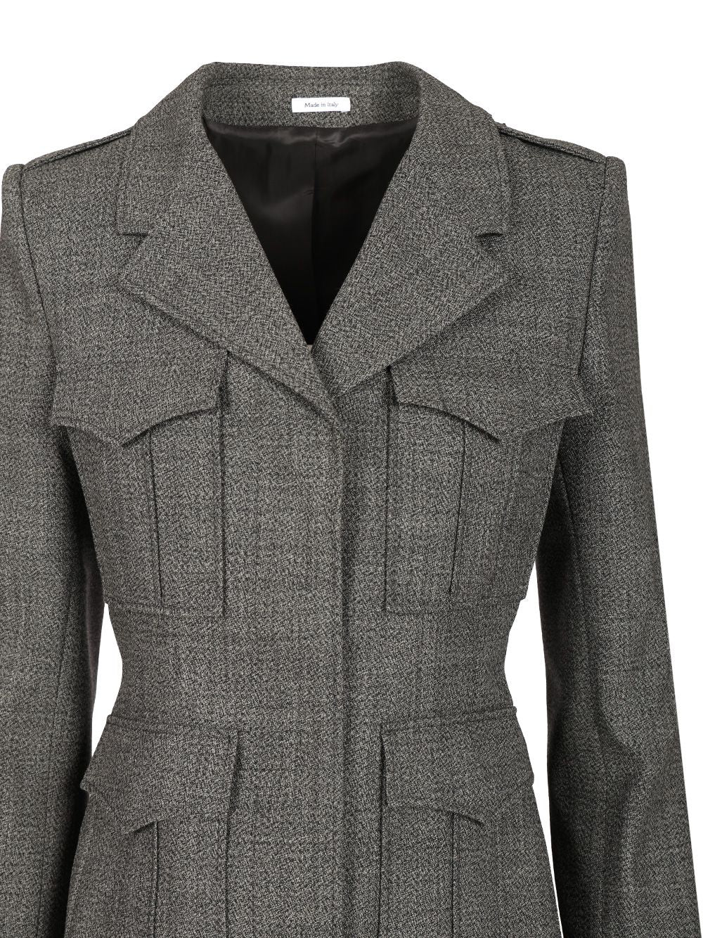 Mcqueen Uniform-Style Jacket Jackets - Grey | 80214a900839c4a97f79ee8c6fd6ab2f38c4fd47