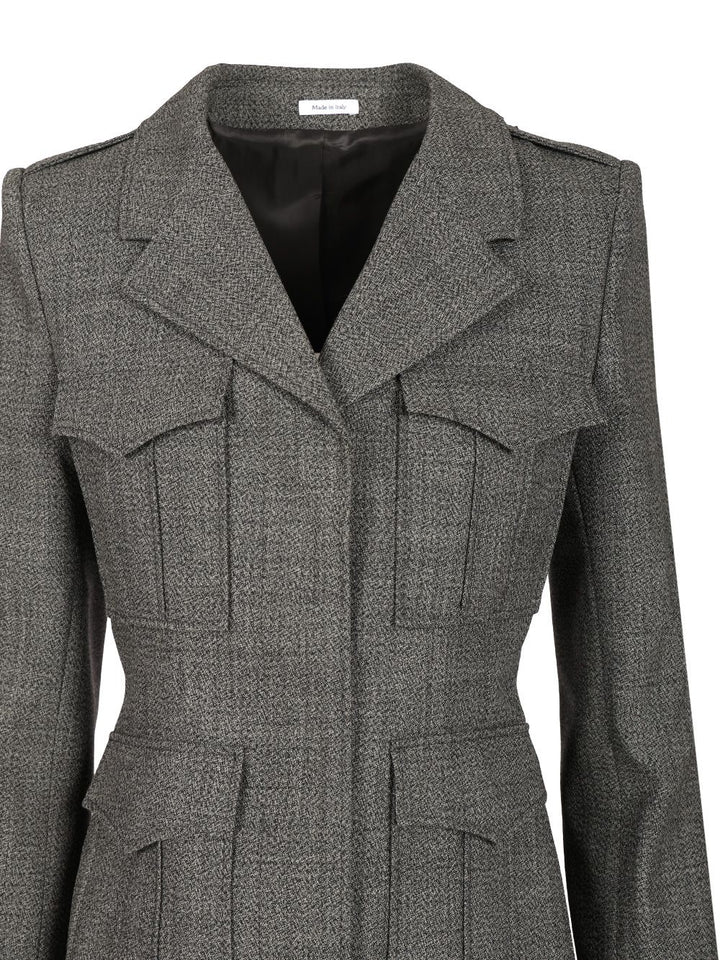 Mcqueen Uniform-Style Jacket Jackets - Grey | 80214a900839c4a97f79ee8c6fd6ab2f38c4fd47