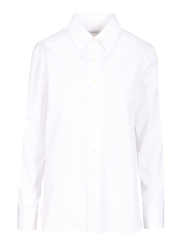 Givenchy Cotton Poplin Shirt Shirts - White | b3dd20fcd6677643b4120325ae1a735ff7a96ec6