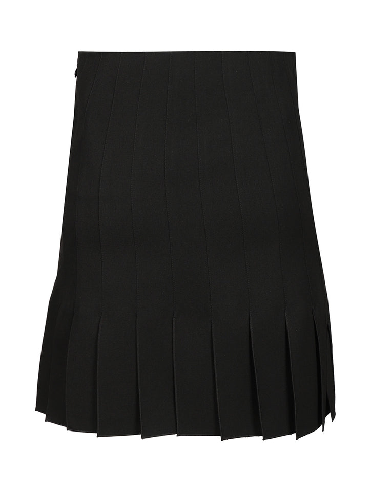 Marni Pleated Wool Mini Skirt Skirts - Black | d74b8bbeeb6d42448f419839236ec4ad0d9cda0a