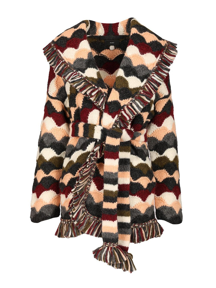 Alanui Shattered Stripes Cardigan Knitwear - Multicolor | 11ca716f7d59e6e2acb13156e76a9e3f535b49d3