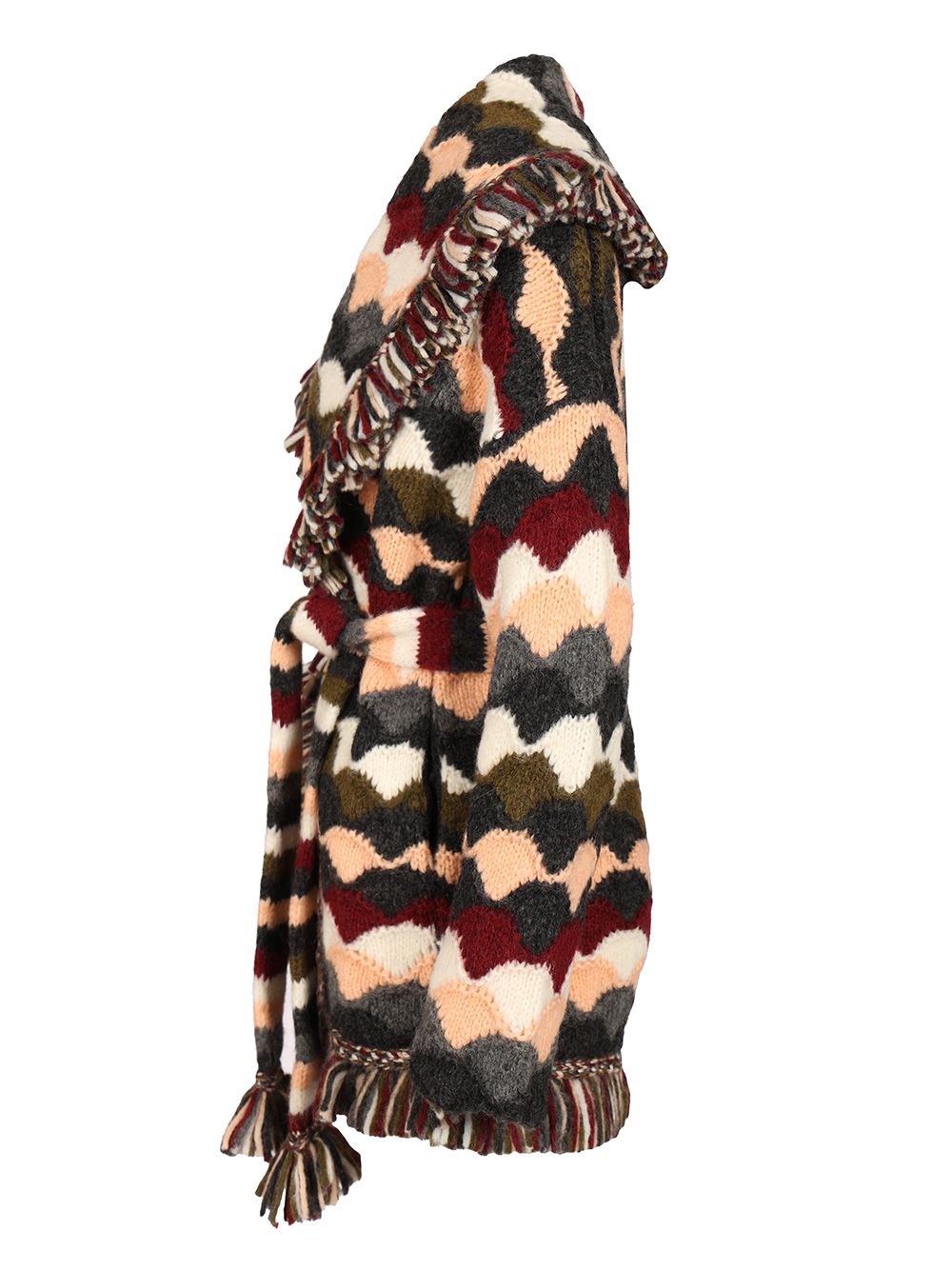 Alanui Shattered Stripes Cardigan Knitwear - Multicolor | 3d74965d0379ce7232f9ca2fad8d9a77e439ac07