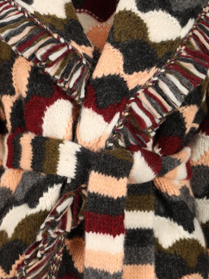 Alanui Shattered Stripes Cardigan Knitwear - Multicolor | 481ce9a834aa0e0d154544a9dfa8de47773016b1