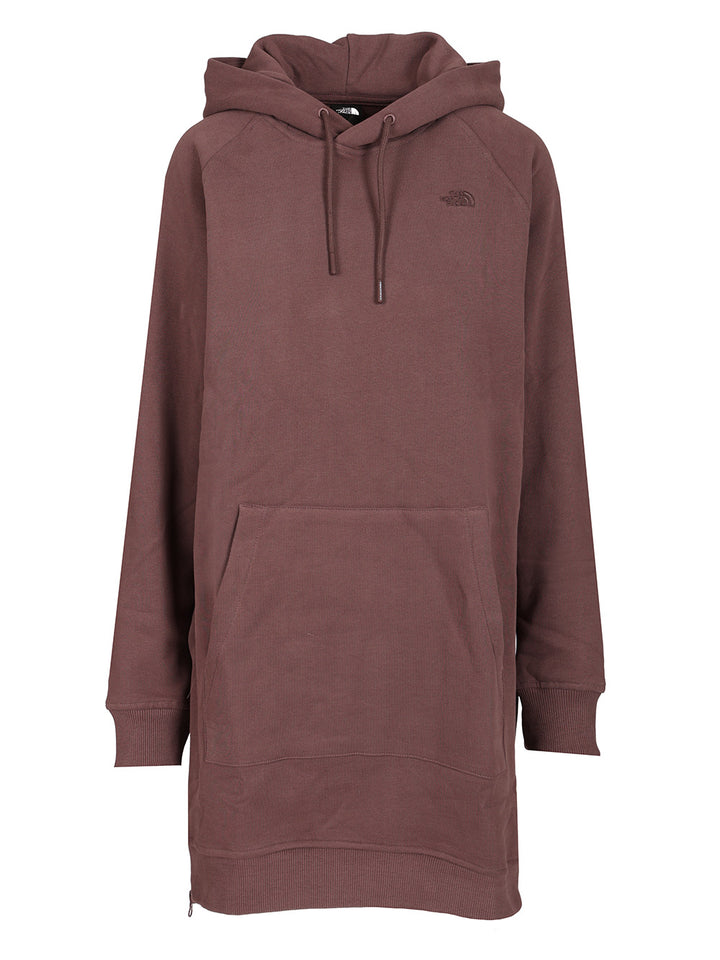 The North Face Relaxed Cotton Hooded Dress Dresses - Brown | 0287d39db8b46598042870116cd878409dc7344d