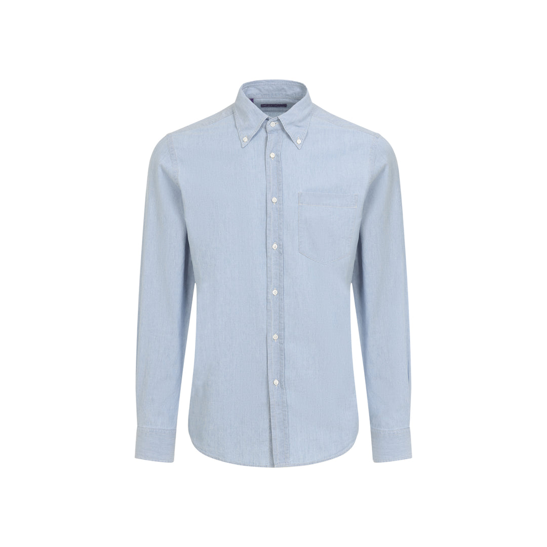 Ralph Lauren Purple Label Shirts - Blue | 0a32a66f7fa20d5ffd128b9bf3d05976355a9926
