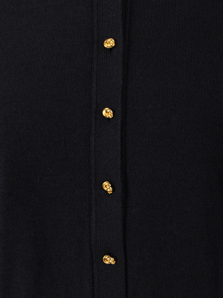 Bottega Veneta Cotton And Viscose Twin-Set Knitwear - Blue | f6b53158ff5f2aaf02e01d379cad6a765234b03c