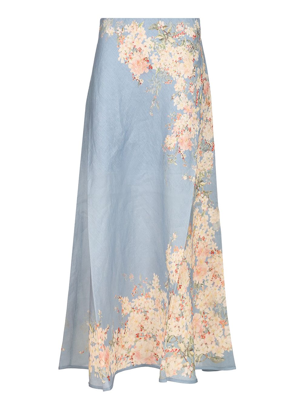 Zimmermann Cascadian Bias Skirt Skirts - Blue | 7e9389ee2918676f097fad84ee0f73e3d85a4faa