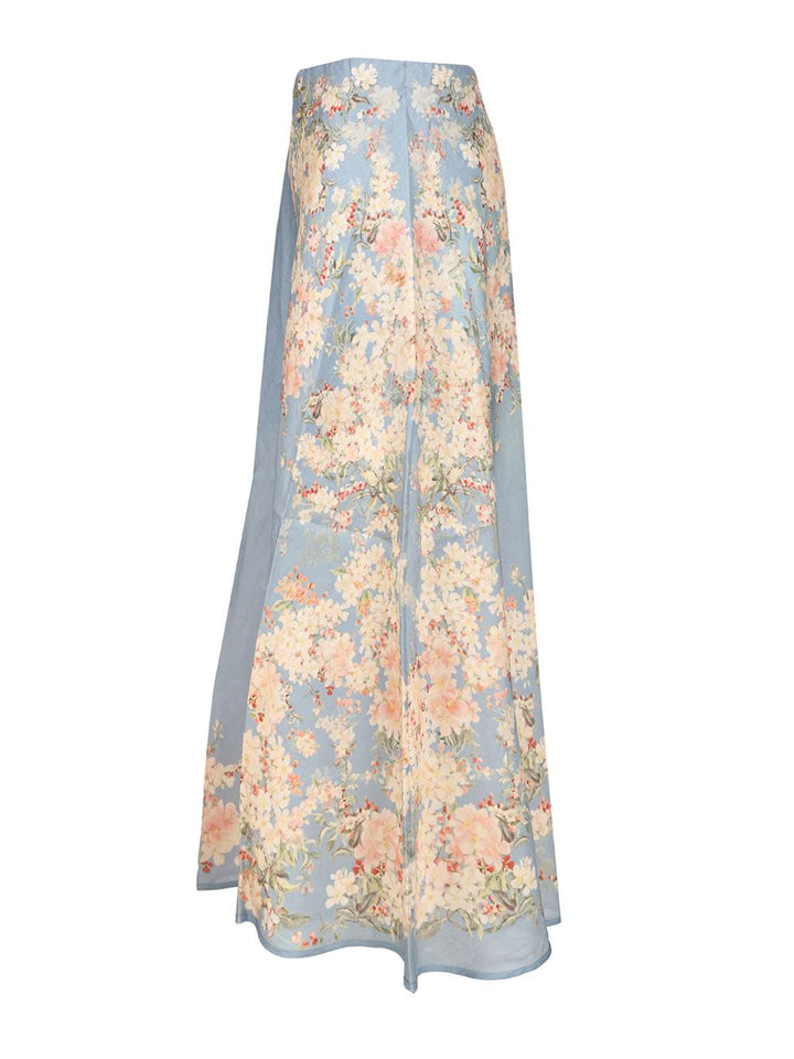Zimmermann Cascadian Bias Skirt Skirts - Blue | b91259c08b69a29fee90f80c5f81f27d8ed56140