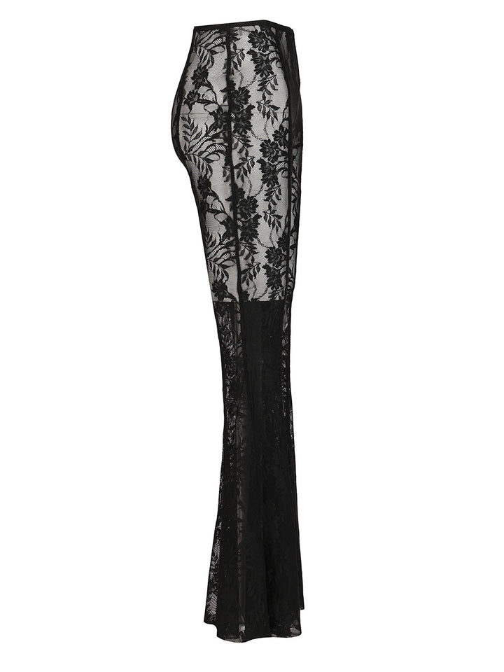 Norma Kamali Flared Trousers - Black | 46a8de5a58f4e75a592faec57aa1d03b8a85bd07