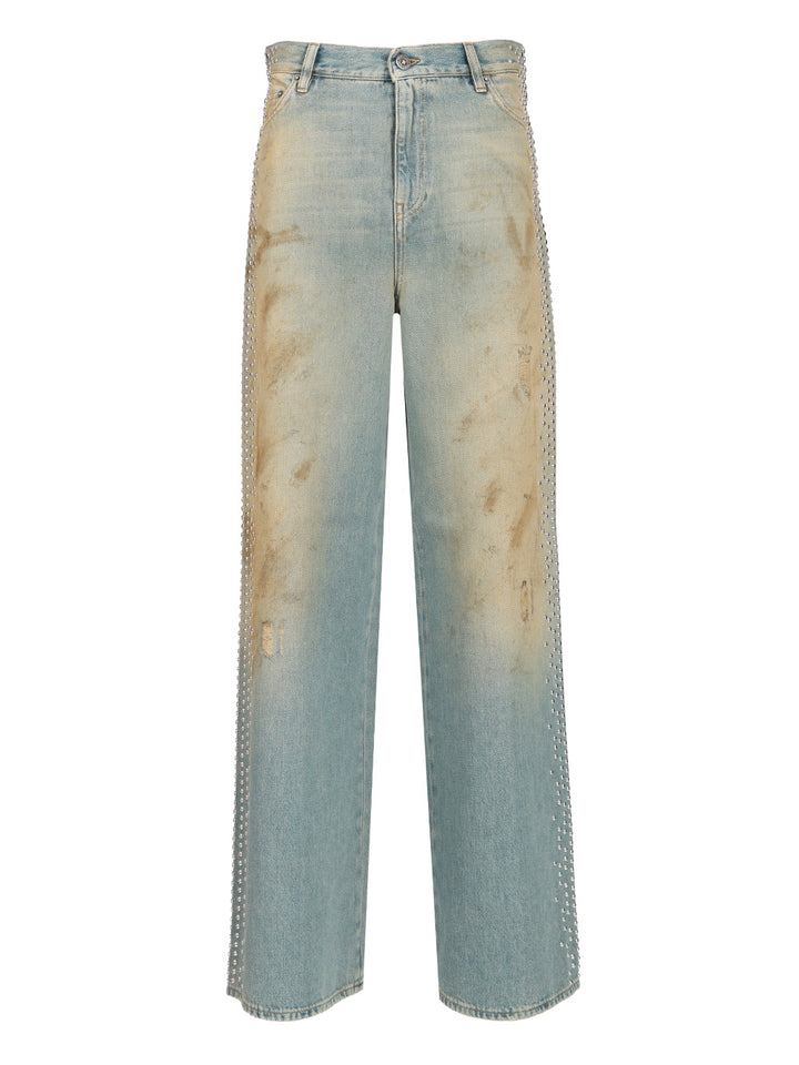 Golden Goose Deluxe Brand Boyfriend Jeans - Blue | 1c8282afa649b7bd1590ff2f1d40839341321f7a