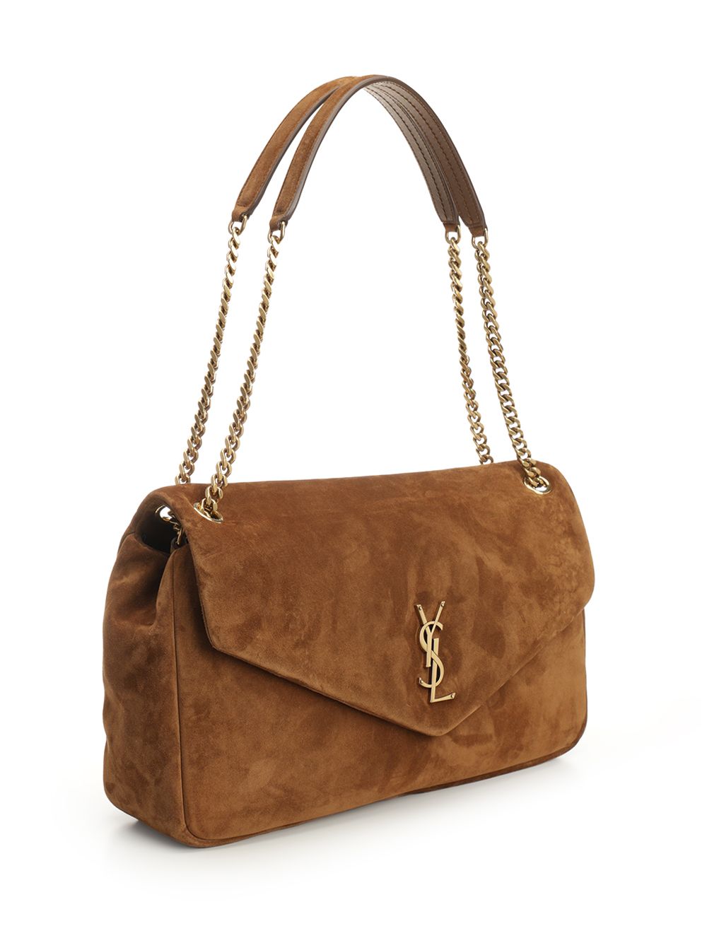 Saint Laurent Calypso Shoulder Bags - Brown | 0976faed5960e749091d111311392fd33ba6628a