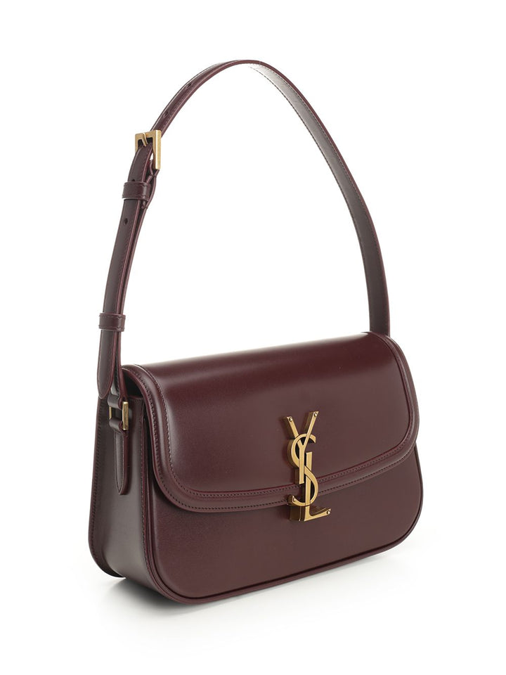 Saint Laurent Solferino Shoulder Bags - Bordeaux | 612d375de9ee8693c036e938396c149555a9de0d