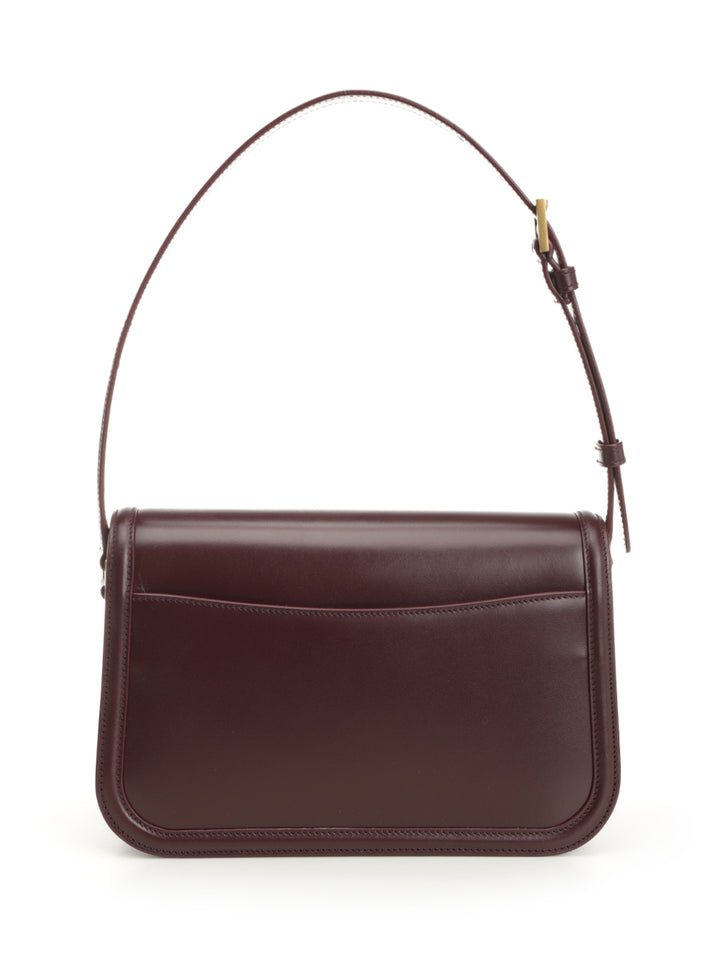 Saint Laurent Solferino Shoulder Bags - Bordeaux | d80f46021edab02e1ccae2094301b8a950336b33