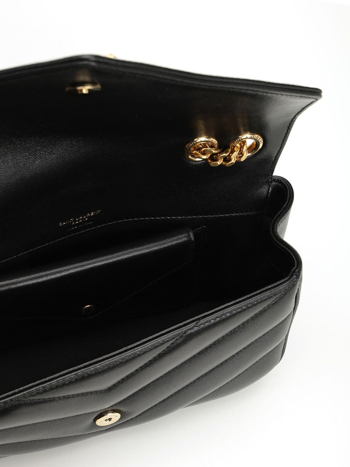 Saint Laurent Loulou Shoulder Bags - Black | 029c5b4f7ce9de661fb1e2b79182f29bef003514