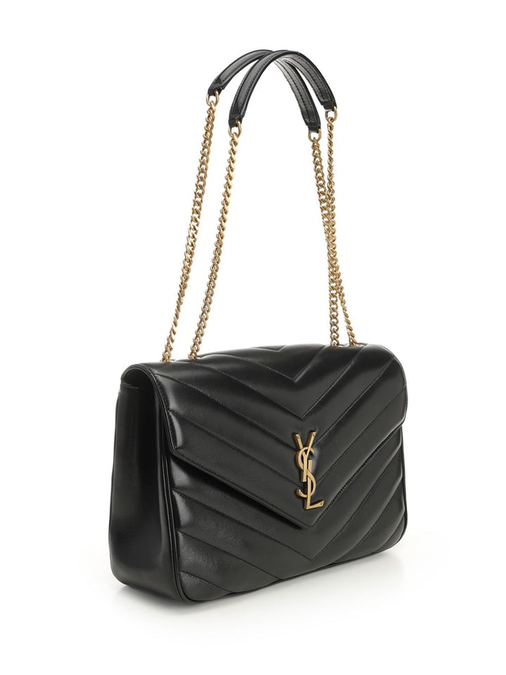 Saint Laurent Loulou Shoulder Bags - Black | 6d810dae5d88d765b8d178dae32034d94f705f6d