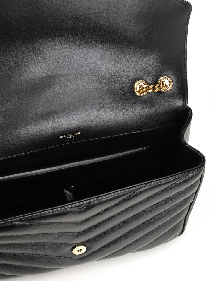 Saint Laurent Loulou Shoulder Bags - Black | 0c02b2b62a2e1e177f0ed76d22a2c4576615059c