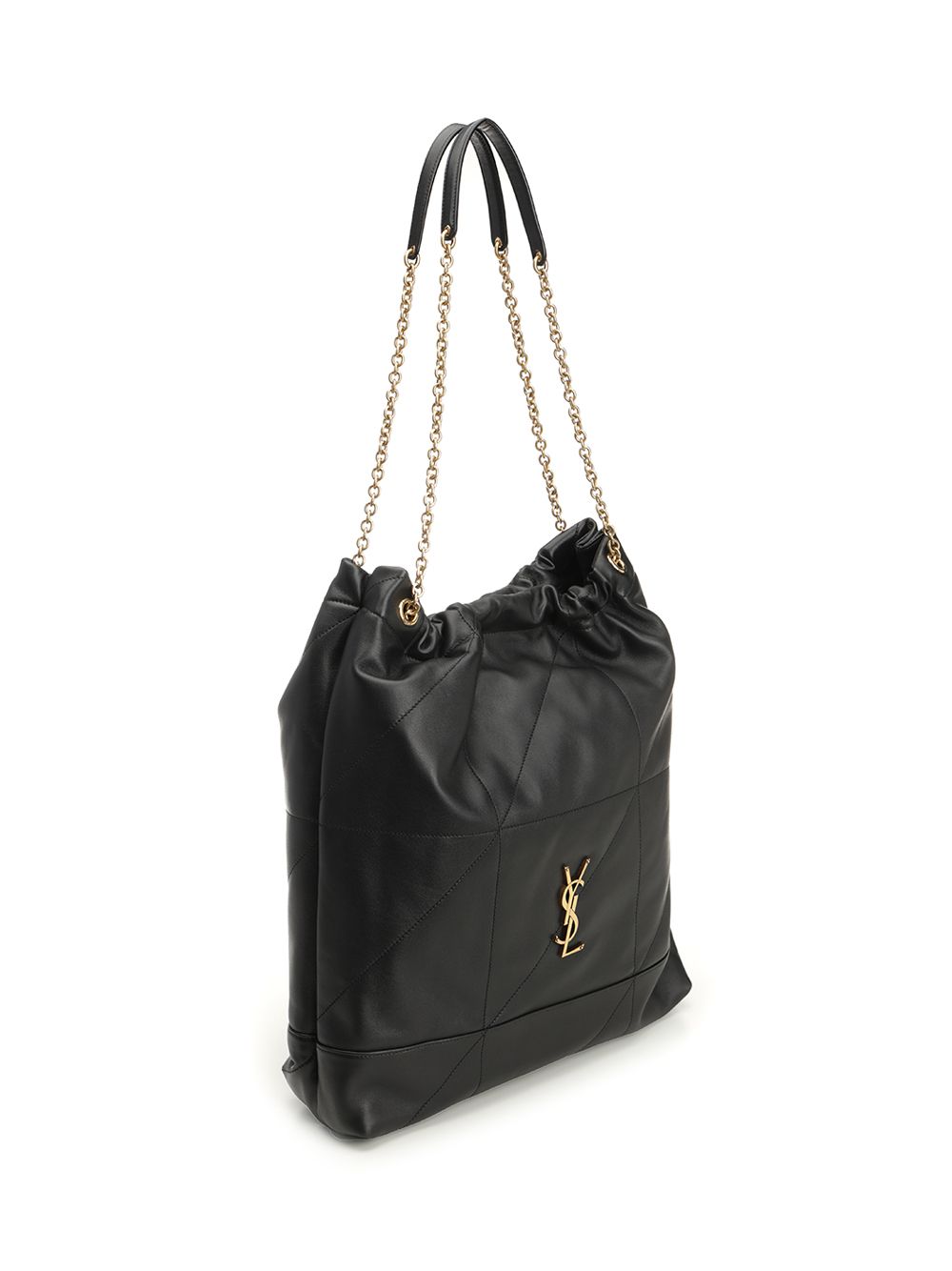 Saint Laurent Pochon Jamie Shoulder Bags - Black | 85e7f9f36573b3241c49b6d4d594a82c965160b7