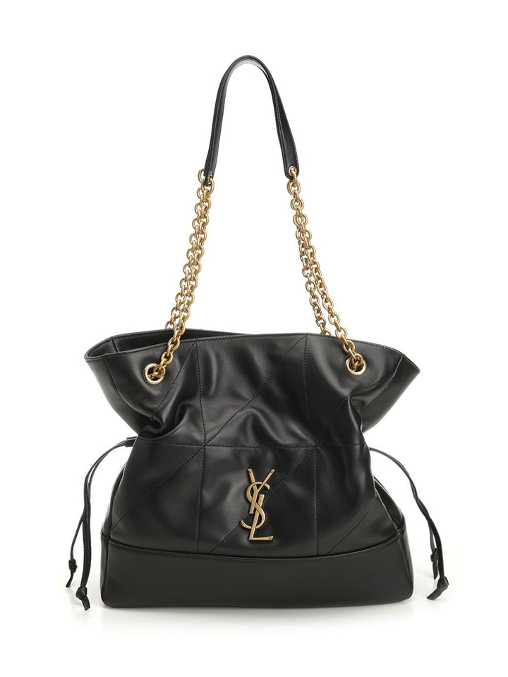 Saint Laurent Jamie Shoulder Bags - Black | ff128d2ec541bcdf4acb527bc47ac2585ee86a4d
