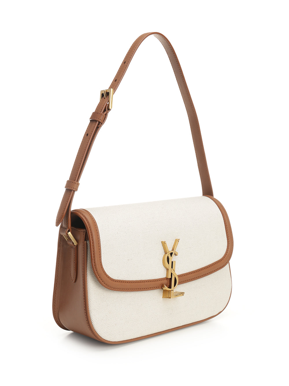 Saint Laurent Solferino Shoulder Bags - Beige | f0917eaff95cc97f4dace088e49c772e98541a85