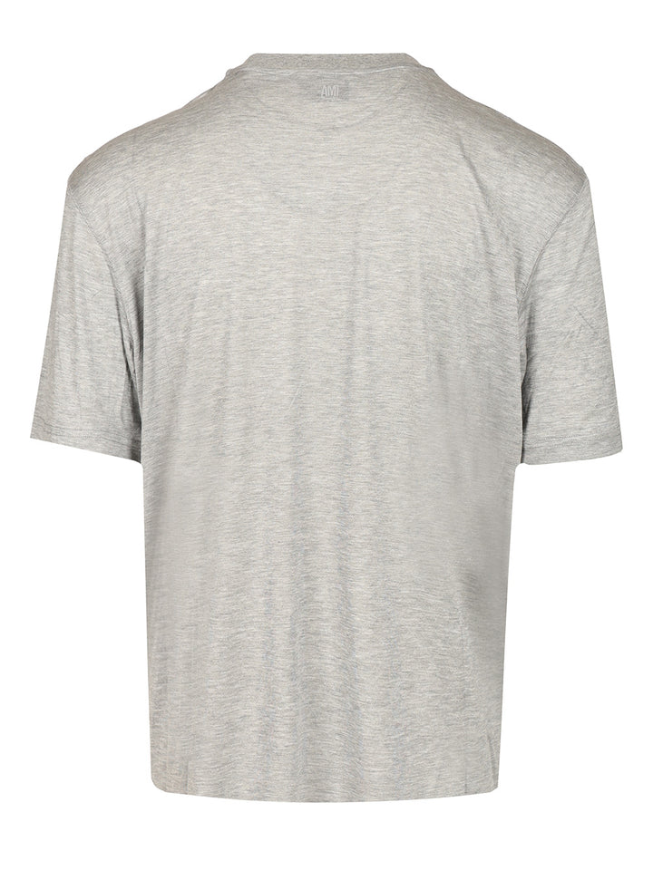 Ami Short Sleeve T-Shirt - Grey | e01ed3a2b98ce61a0a5d5f90d63aff03a526e7f1