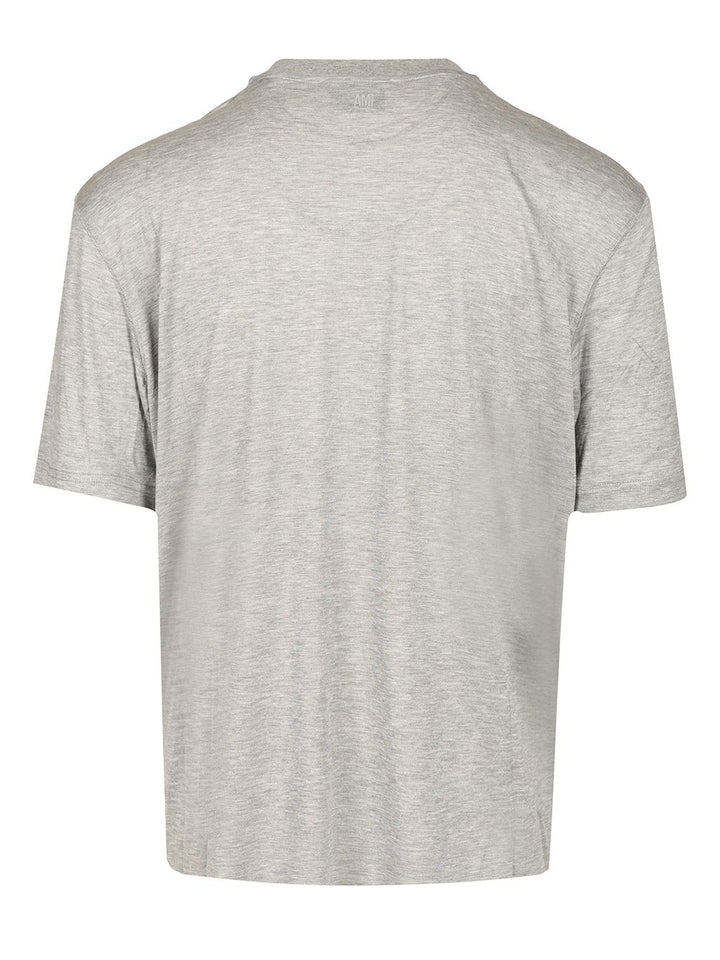 Ami Short Sleeve T-Shirt - Grey | 94be9fbabd5c0b11214bd4bb0d05dcbed65f0c2b