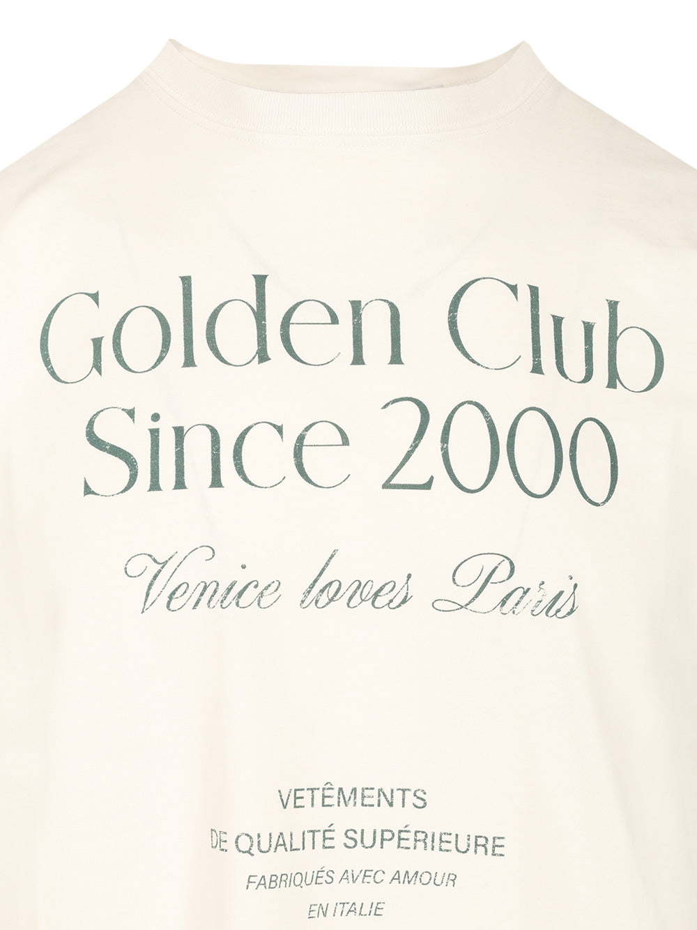 Golden Goose Deluxe Brand Cotton Jersey T-Shirt - Grey | 53834c70f9a5c4b7f12f90b18d3df2d682b02652