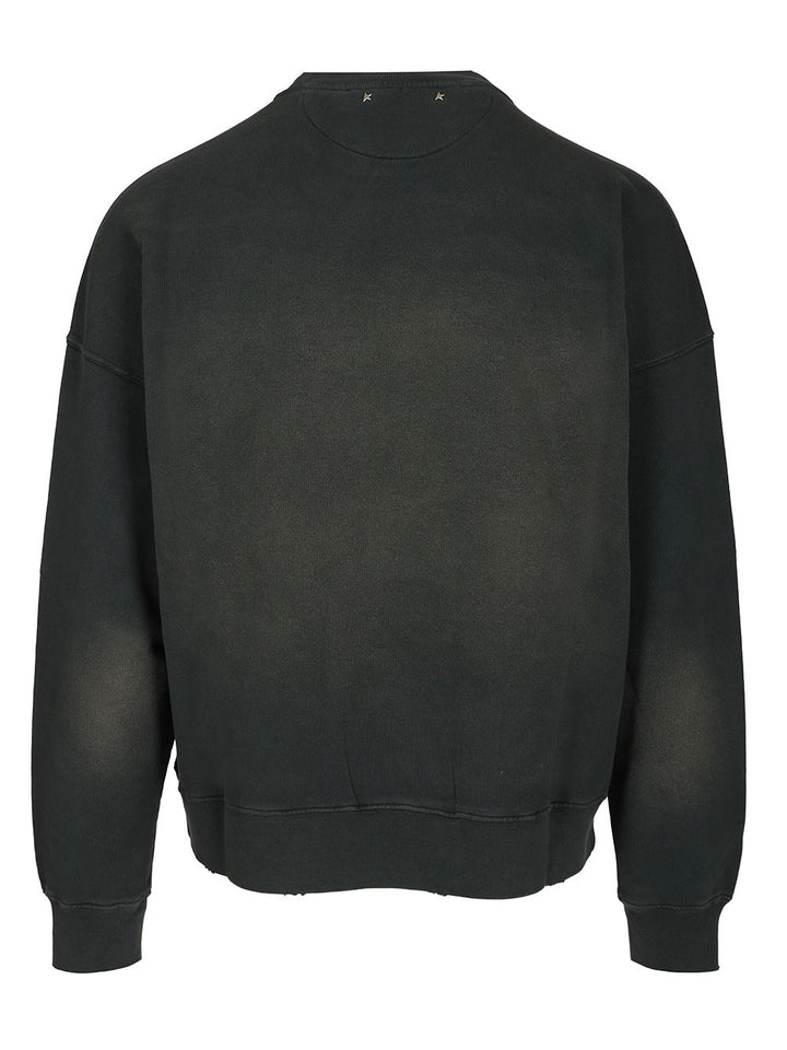 Golden Goose Deluxe Brand Crewneck Sweatshirt Sweatshirts - Black | 825a0d42b2d2d0acca6ce0388ce37121286114a9