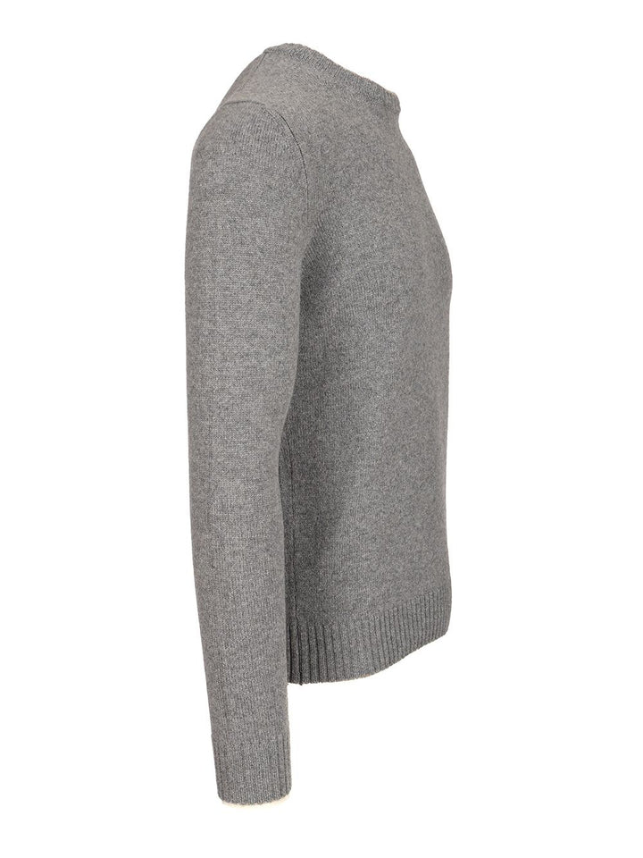 Al Duca D'Aosta Crewneck Sweater Knitwear - Grey | 372c8d98fd7473ec129fa0044d8f8a496aca820e