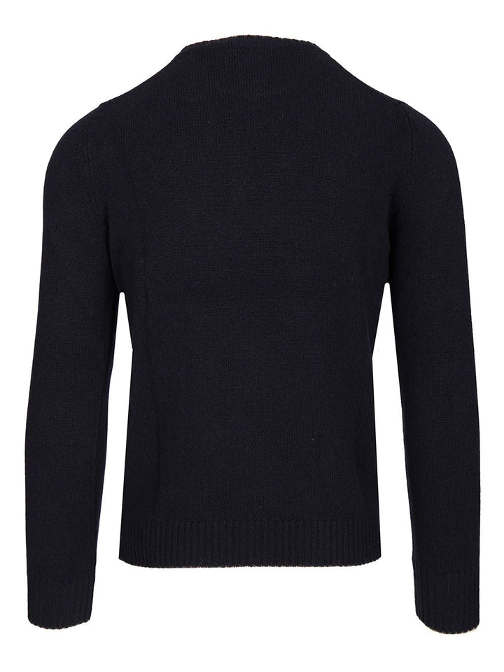 Al Duca D'Aosta Crewneck Sweater Knitwear - Blue | 0a42beaa9b3279c82e77beb00bd110da19ac645d