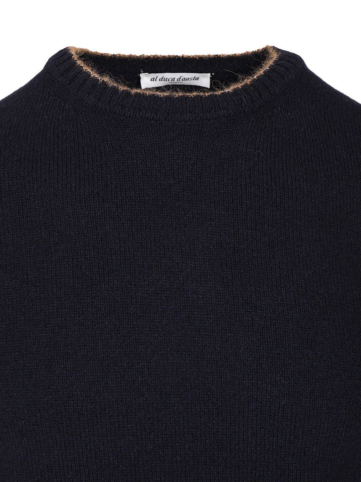 Al Duca D'Aosta Crewneck Sweater Knitwear - Blue | fd7a6d77f3b16de40ab19109ff4b46910c0477e6