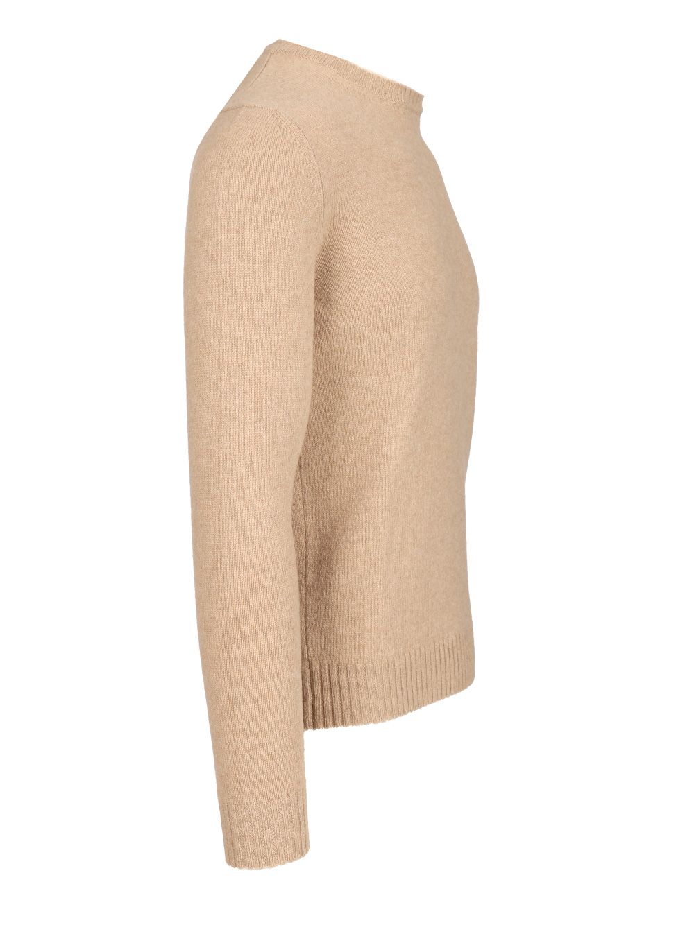 Al Duca D'Aosta Crewneck Sweater Knitwear - Beige | 4d00cfd85ae47927cbee9afd1b98656d5e184e76
